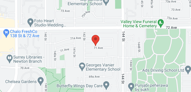 map of 14259 71 AVENUE